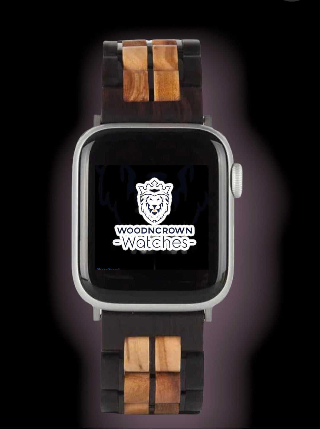 EBONY™️ - Zebra wood Apple Watch Bracelet 38mm / 40mm - 42mm / 44mm